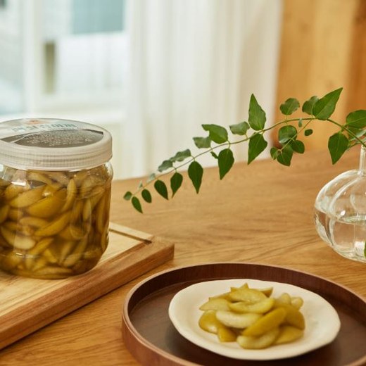 Yellow plum pickles